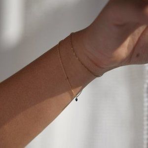 Catbird NYC Black Diamond Pinprick Bracelet
